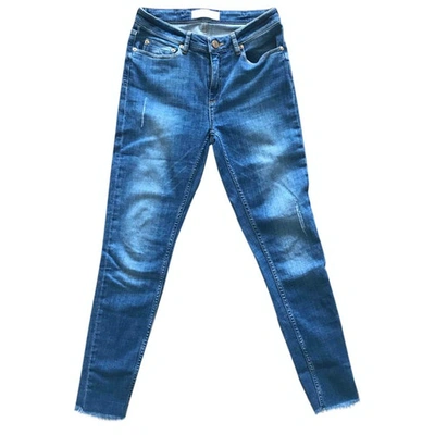Pre-owned Samsoe & Samsoe Slim Jeans In Blue