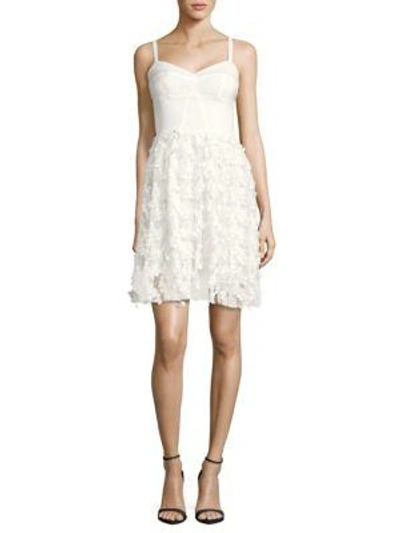 Amanda Uprichard Confetti Lace Dress In White
