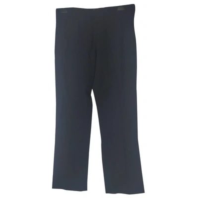 Pre-owned Marni Wool Trousers In Blue