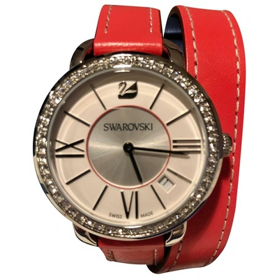 Pre-owned Swarovski Watch In Pink