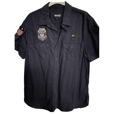 Pre-owned Blauer Shirt In Blue