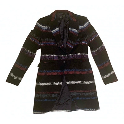Pre-owned Rag & Bone Tweed Coat In Multicolour