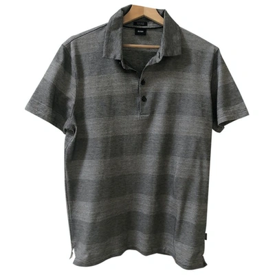 Pre-owned Hugo Boss Polo Shirt In Grey