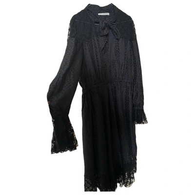 Pre-owned Philosophy Di Lorenzo Serafini Mid-length Dress In Black