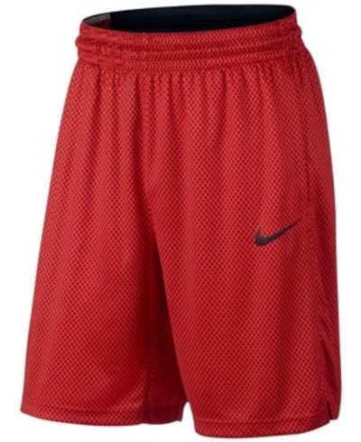 Nike Men's Dri-fit Attack Print Shorts In Red