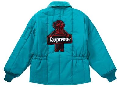 Pre-owned Supreme  Refrigiwear Insulated Iron-tuff Jacket Bright Teal