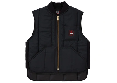 Pre-owned Supreme  Refrigiwear Insulated Iron-tuff Vest Black