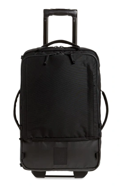 Topo Designs Premium Travel Roller Bag In Black