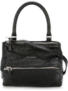 Givenchy Small Pandora Bag In Aged Black Leather