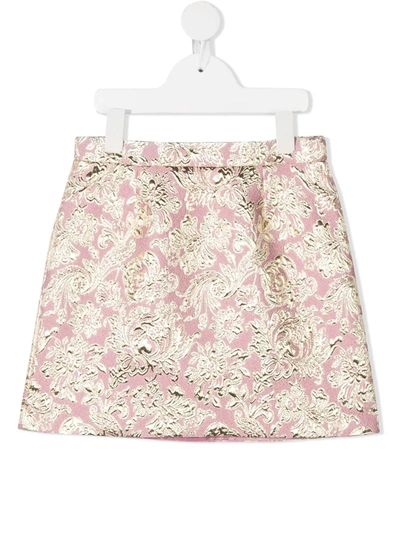 Dolce & Gabbana Kids' Pink Skirt For Girl