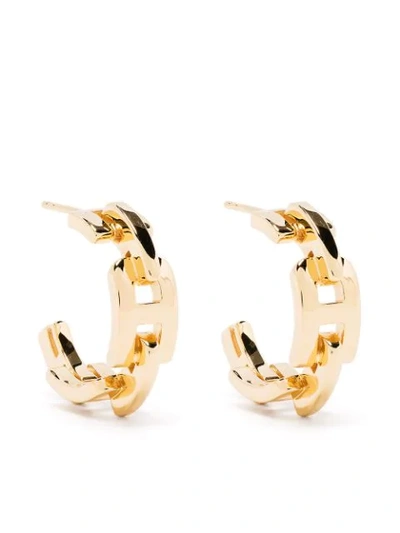 Ambush Chain Ring Earrings In Gold