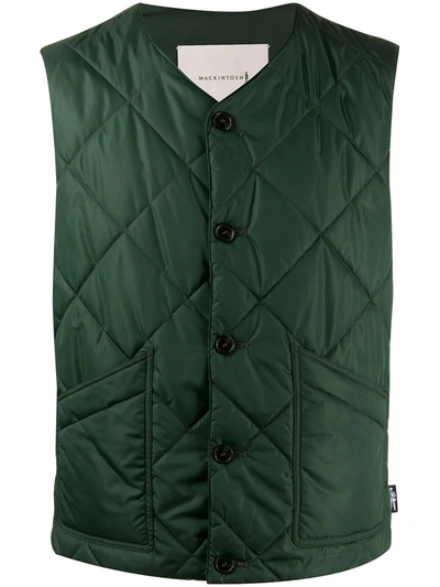 Mackintosh Hig Quilted Liner Vest In Green