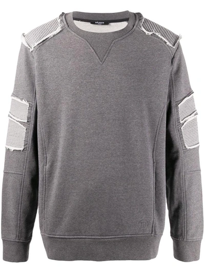 Balmain Sweaters In Grigio