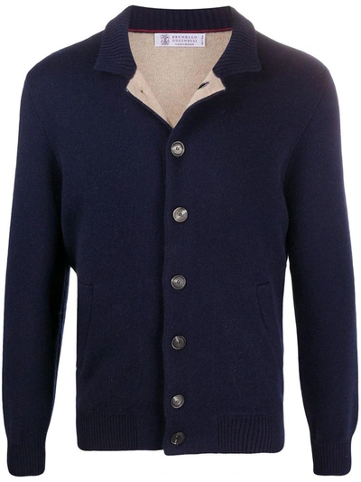 Brunello Cucinelli Sweaters In Blu