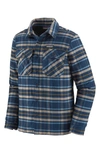 Patagonia 'fjord' Flannel Shirt Jacket In Inna