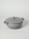Staub 3.75-quart Enameled Cast Iron French Oven In Graphite