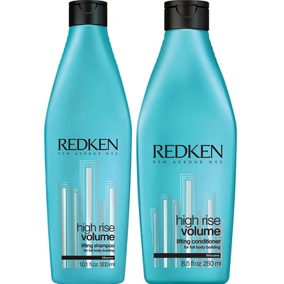 Redken Volume Injection Shampoo 300ml And Conditioner 300ml Set For Fine, Flat Hair, Adds Lift And Volume In White