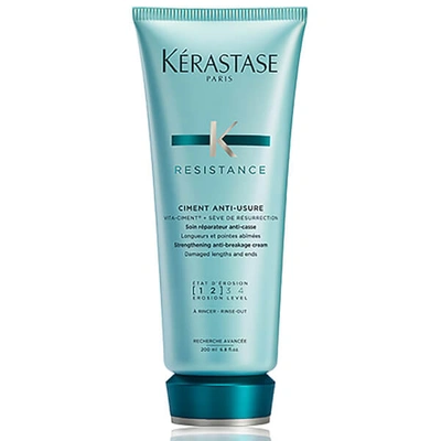 Kerastase Kérastase Resistance Ciment Anti-usure Daily Strengthening Conditioner For Damaged, Brittle Hair Wit In Green