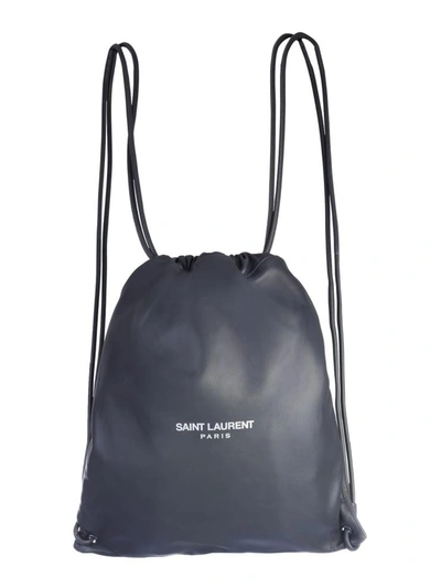 Saint Laurent Teddy Backpack In Grey
