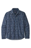 Patagonia Regular Fit Organic Cotton Flannel Shirt In Irsb
