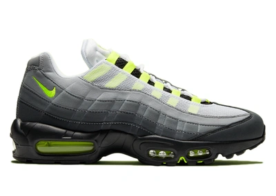 Pre-owned Nike Air Max 95 Og Neon (2020) In Black/neon Yellow-light Graphite