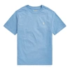 Polo Ralph Lauren Kids' Cotton Jersey Crewneck Tee In Soft Royal Heather