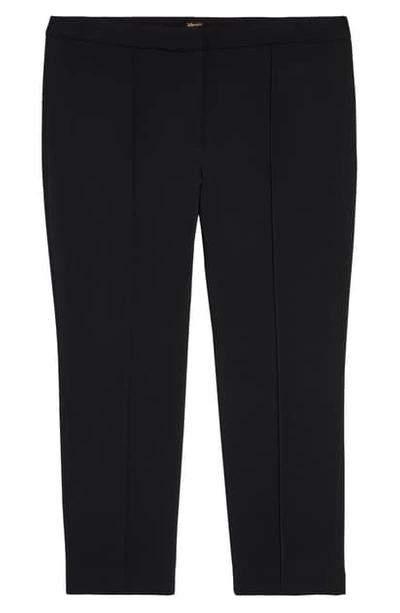 Adam Lippes Stretch Crepe Pants In Black Crepe