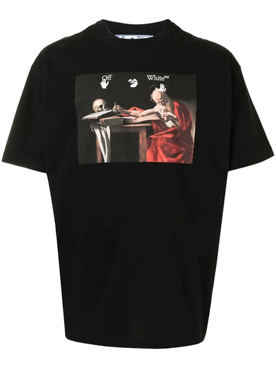 Off-white Graphic-print T-shirt In Black