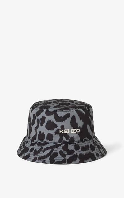 Kenzo X Kansaiyamamoto - Logo Bucket Hat In Anthracite