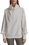 Varley Vine Ottoman Half Zip Pullover In Eggnog