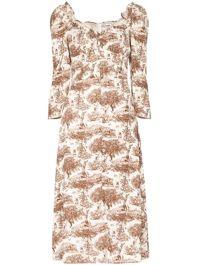 knee length dresses for ladies Lilly Pulitzer Allarie Midi Dress - Rousseau Pink main image 1