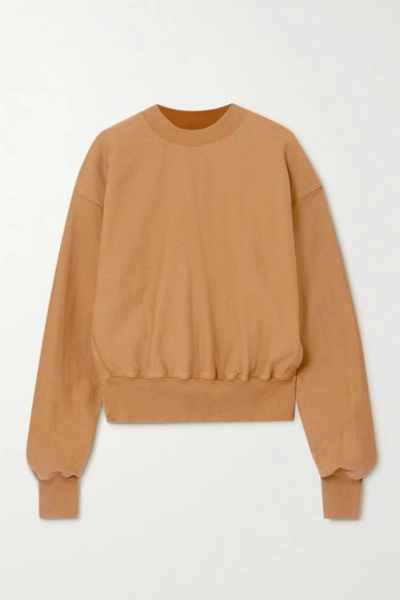 Bassike + Net Sustain Organic Cotton-jersey Sweatshirt In Brown