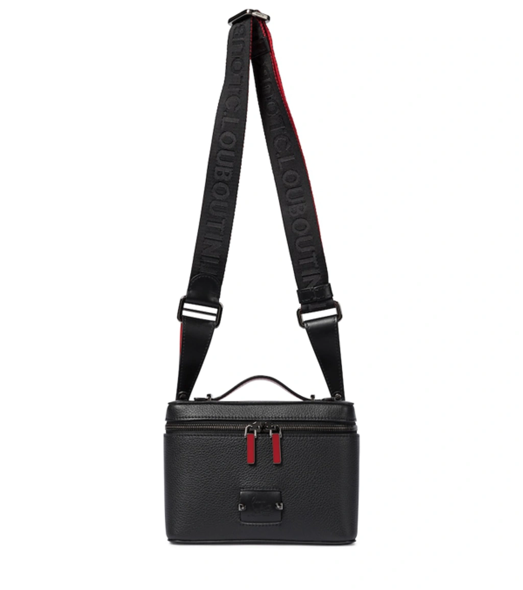 Christian Louboutin Kypipouch Small Leather Crossbody Bag In Black