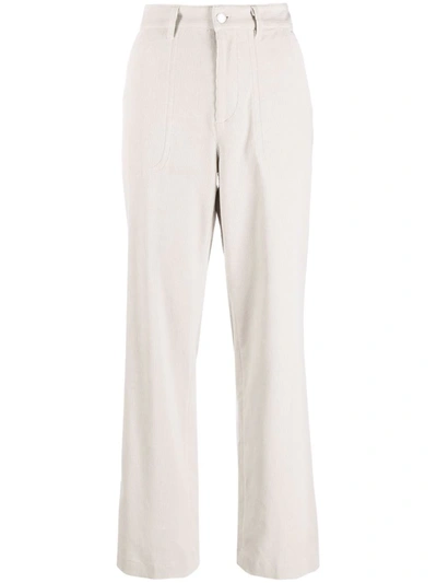 Apc Seaside Cotton-blend Corduroy Trousers In Grau