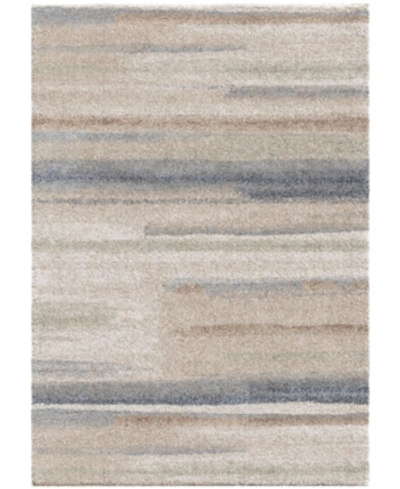 Palmetto Living Closeout! Orian Next Generation Modern Motion 6'7" X 9'6" Area Rug In Muted Blue