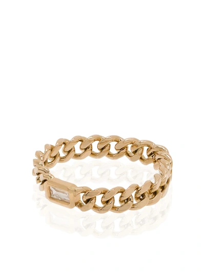 Shay 18kt Yellow Gold Diamond Chain-link Ring