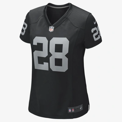 Nike Women's Nfl Las Vegas Raiders (josh Jacobs) Game Football Jersey In Black