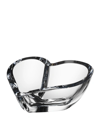 Orrefors Valentino Glass Bowl In Clear