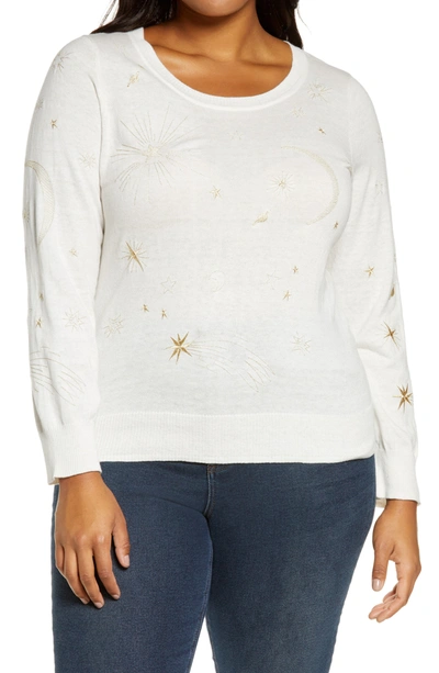 Chaser Astrology Sweater In Rice