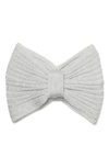 Kate Spade Knot & Bow Knit Headband In French Cream