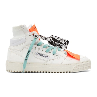 Off-white White & Purple Off Court 3.0 High-top Sneakers