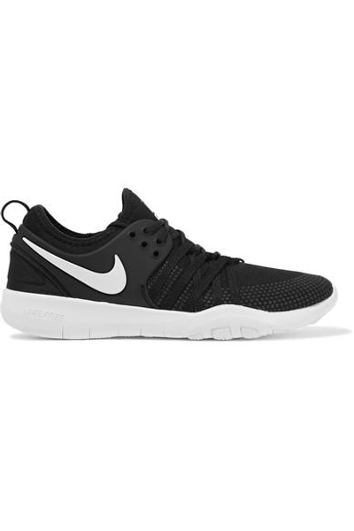 Nike Free Tr 7 Training Shoe In Black/white