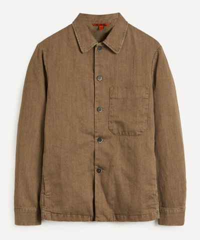 Barena Venezia 'rocheo Berton' Workwear Overshirt In Brown