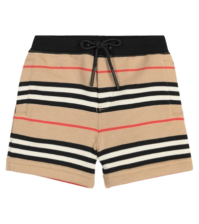 Burberry Babies' Kids Icon Stripe Shorts (6-24 Months) In Beige