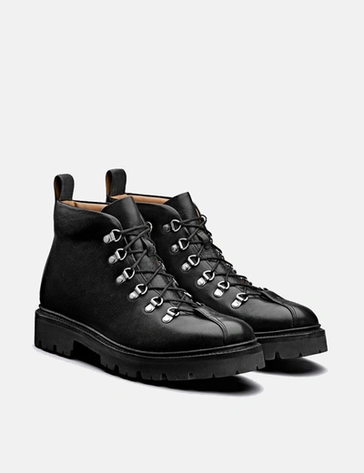 Grenson Bobby Hiker Boot (smooth Leather) In Black