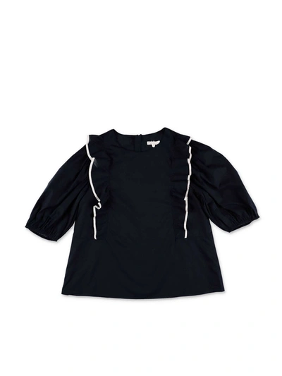 Chloé Kids' Blue Blouse With Rouches