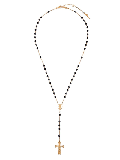 Dolce & Gabbana Tradition Rosary Necklace In Gold