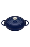 Le Creuset Signature 2.25-quart Enameled Cast Iron Braiser In Indigo