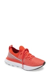 Nike React Infinity Run Flyknit Women's Running Shoe In Chile Red/metallic Silver/university Red