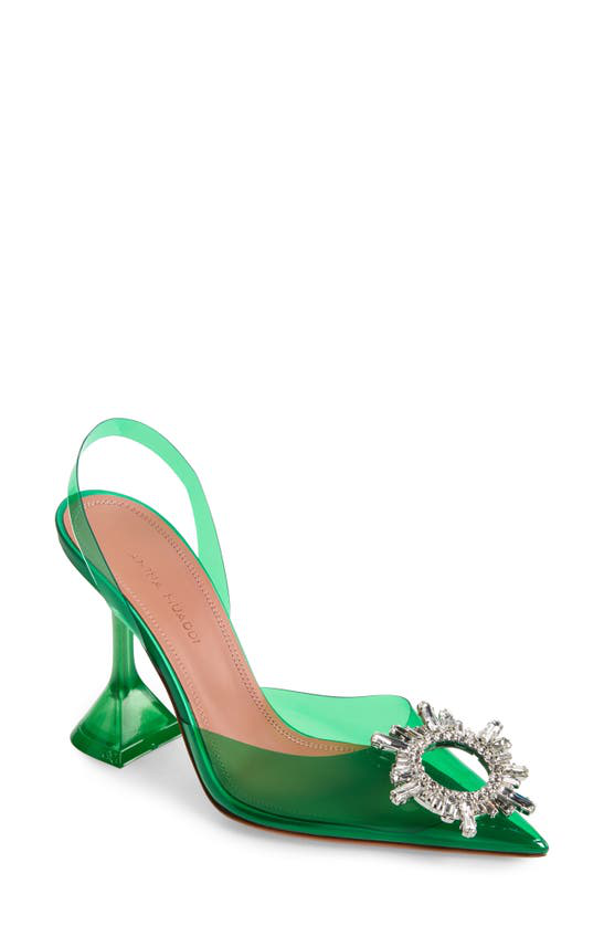 begum glass slingback pump